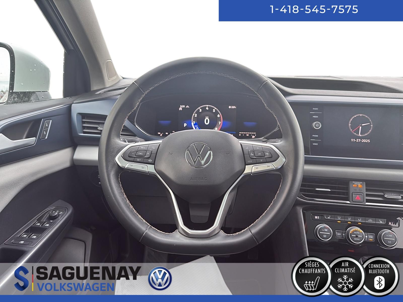 Volkswagen Taos COMFORTLINE + TOIT PANO 2022 96$ / Semaine + Taxes