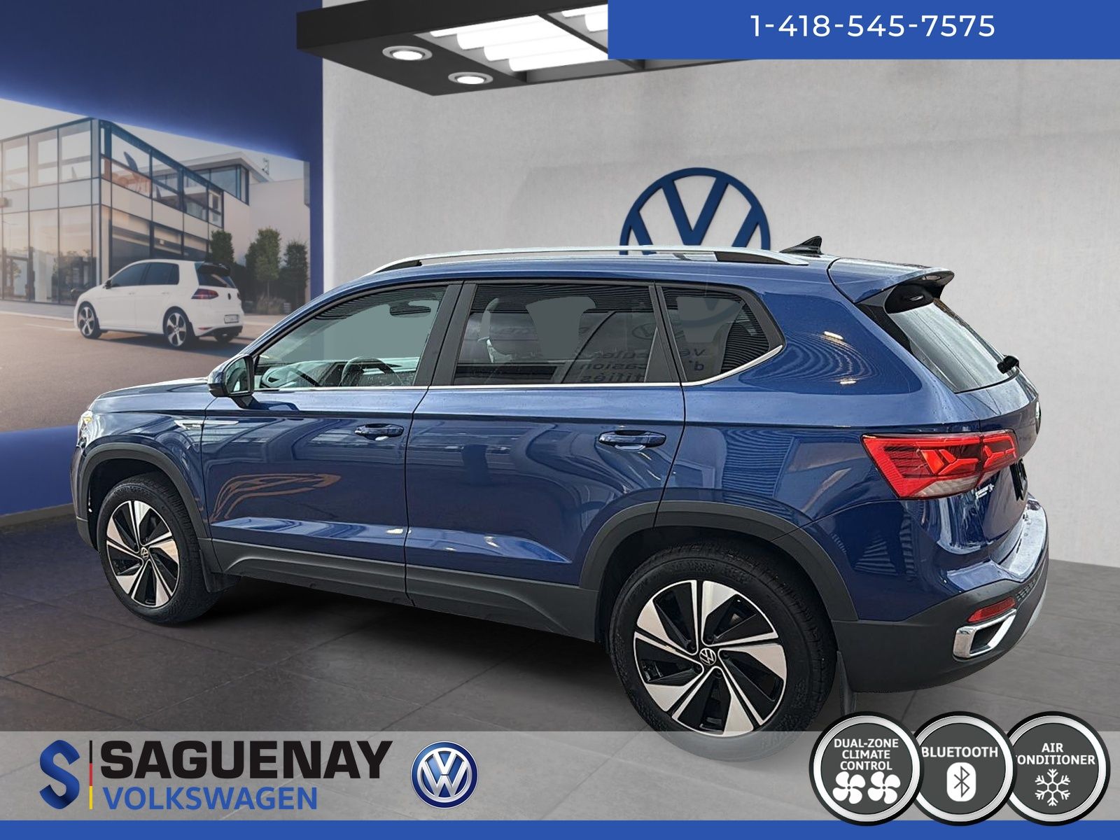 Volkswagen Taos COMFORTLINE + TOIT PANO 2023 107$ / Semaine + Taxes
