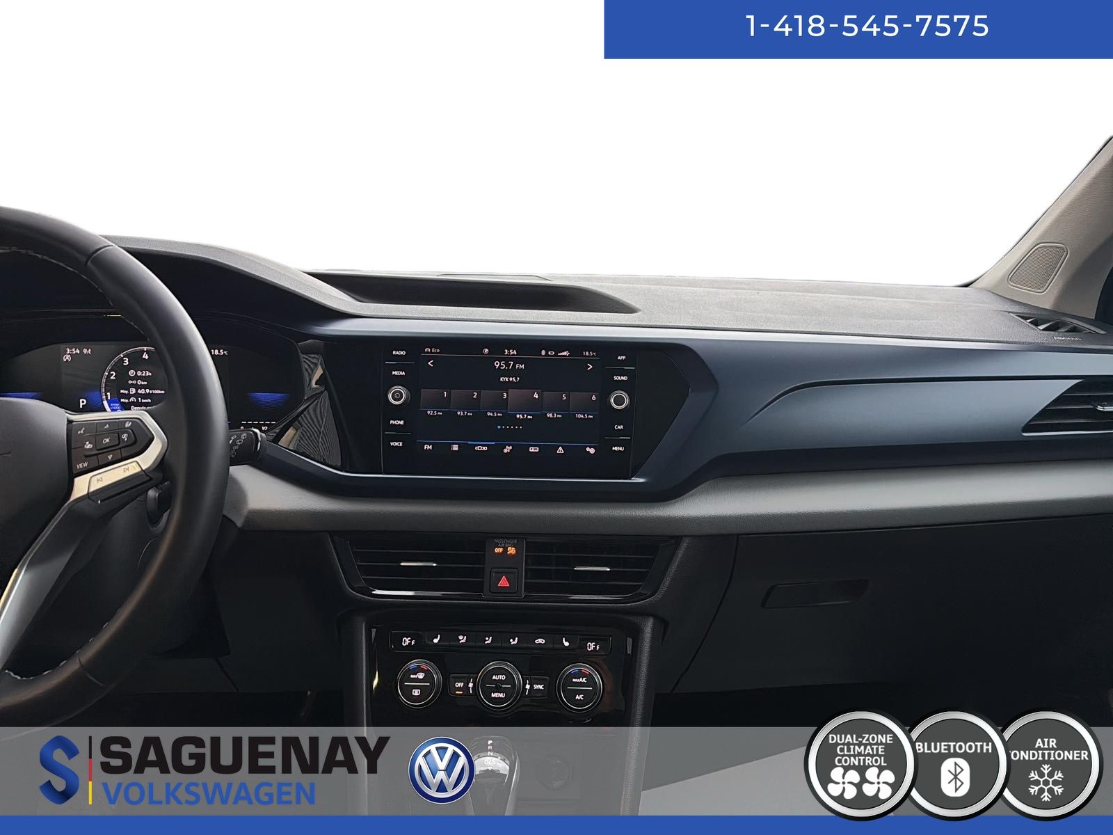 Volkswagen Taos COMFORTLINE + TOIT PANO 2023 107$ / Semaine + Taxes