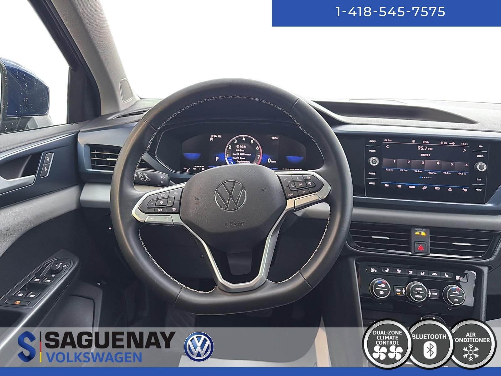Volkswagen Taos COMFORTLINE + TOIT PANO 2023 107$ / Semaine + Taxes