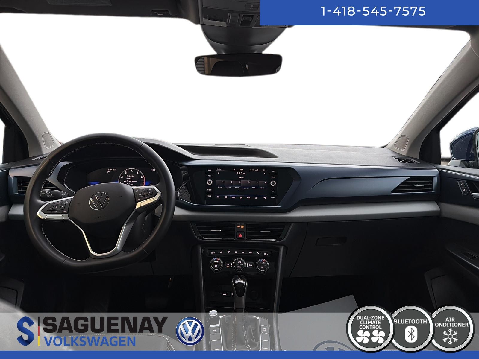 Volkswagen Taos COMFORTLINE + TOIT PANO 2023 107$ / Semaine + Taxes