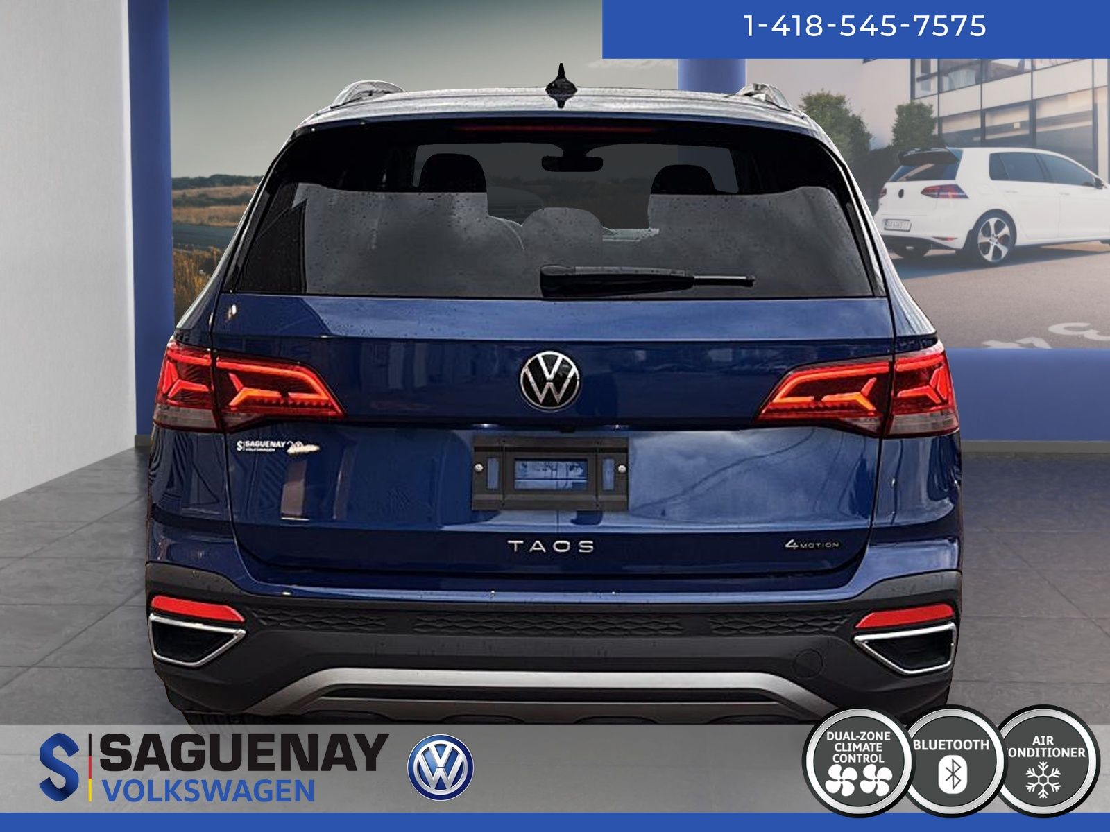 Volkswagen Taos COMFORTLINE + TOIT PANO 2023 107$ / Semaine + Taxes