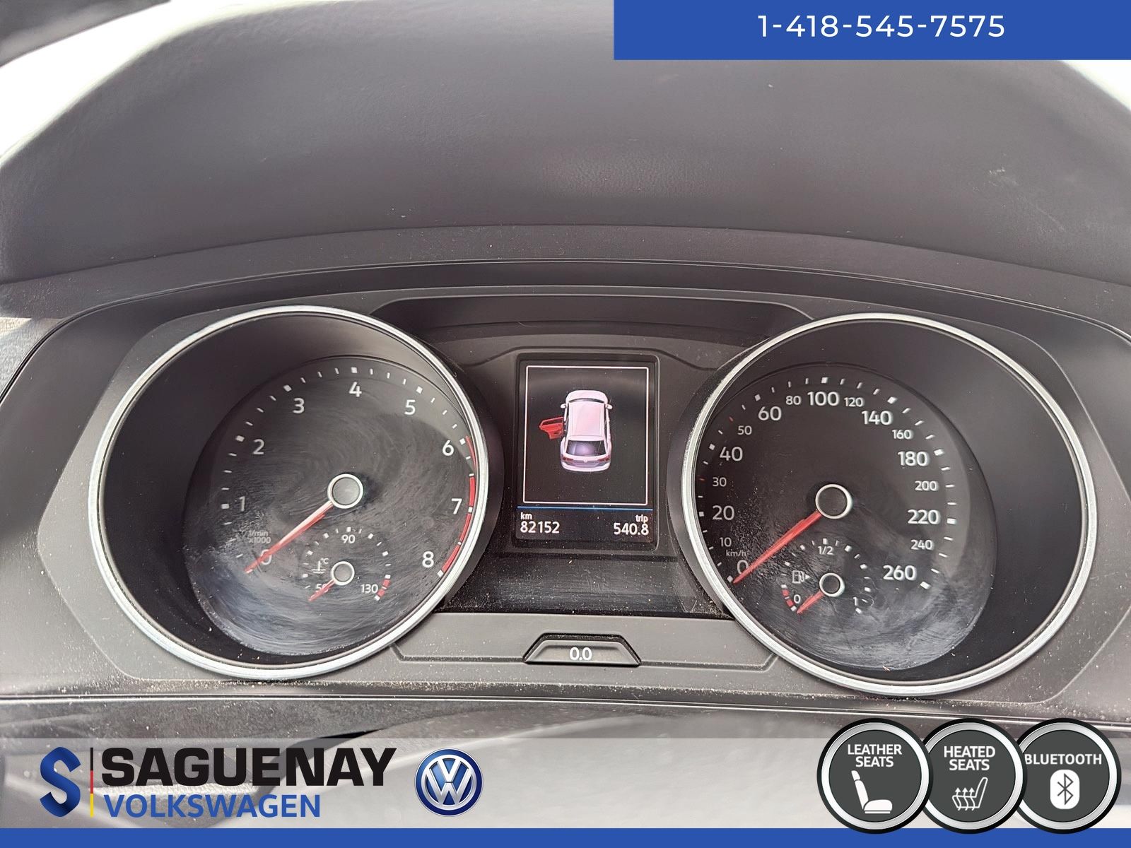 Volkswagen Tiguan COMFORTLINE TOIT PANO (74$/Sem)* 2019 STOCK : HS144B
