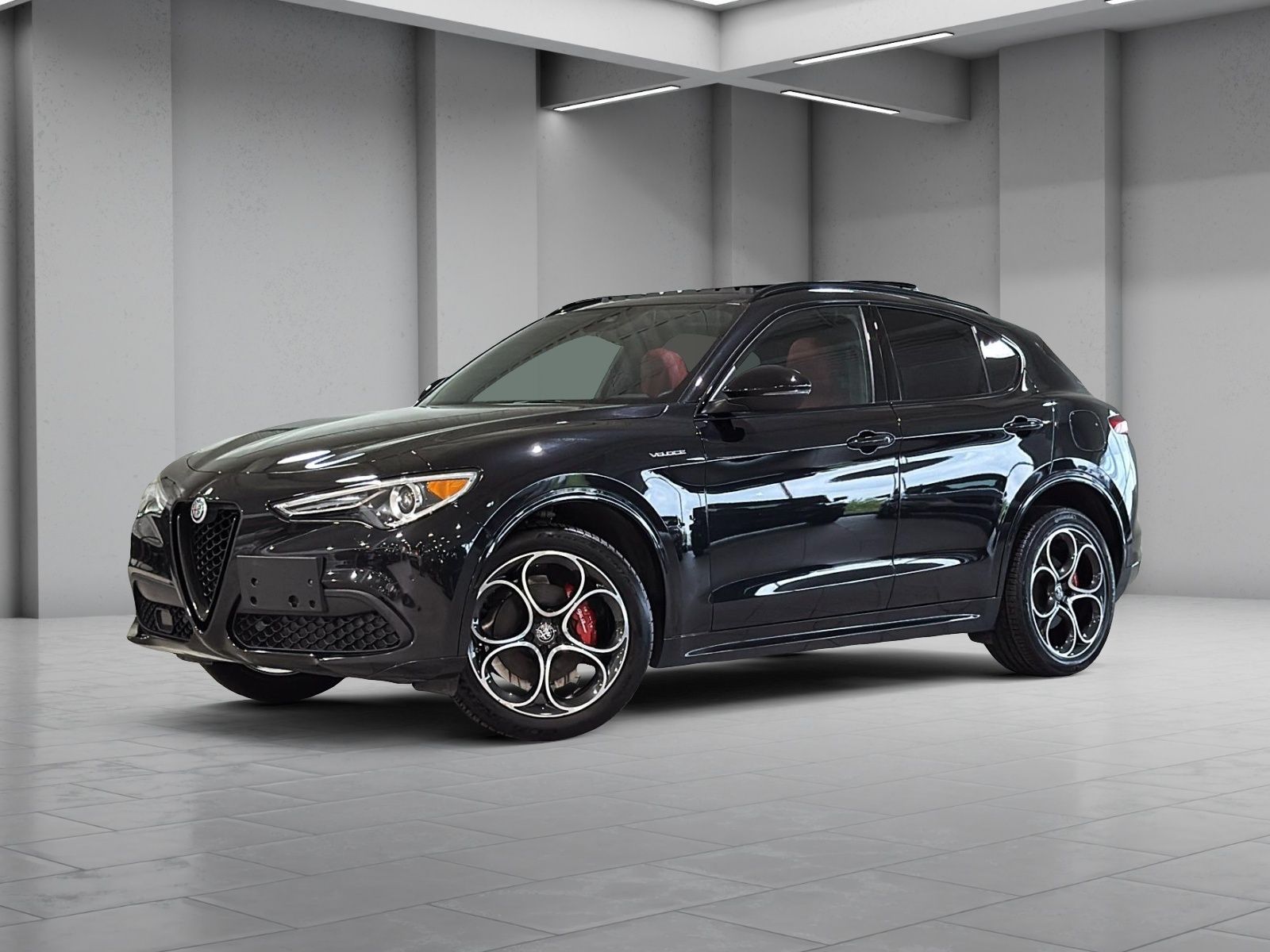 2022 Alfa Romeo Stelvio VELOCE Q4 TOIT CUIR ROUGE GPS CARPLAY