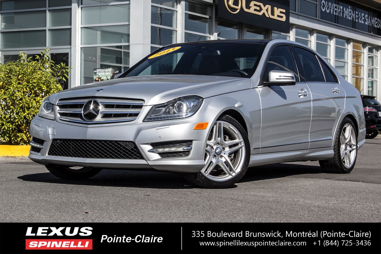 Used 2013 Mercedes Benz C Class C350 4matic Amg Pkg Navigation In Pointe Claire Used Inventory Spinelli Lexus Pointe Claire In Pointe Claire Quebec