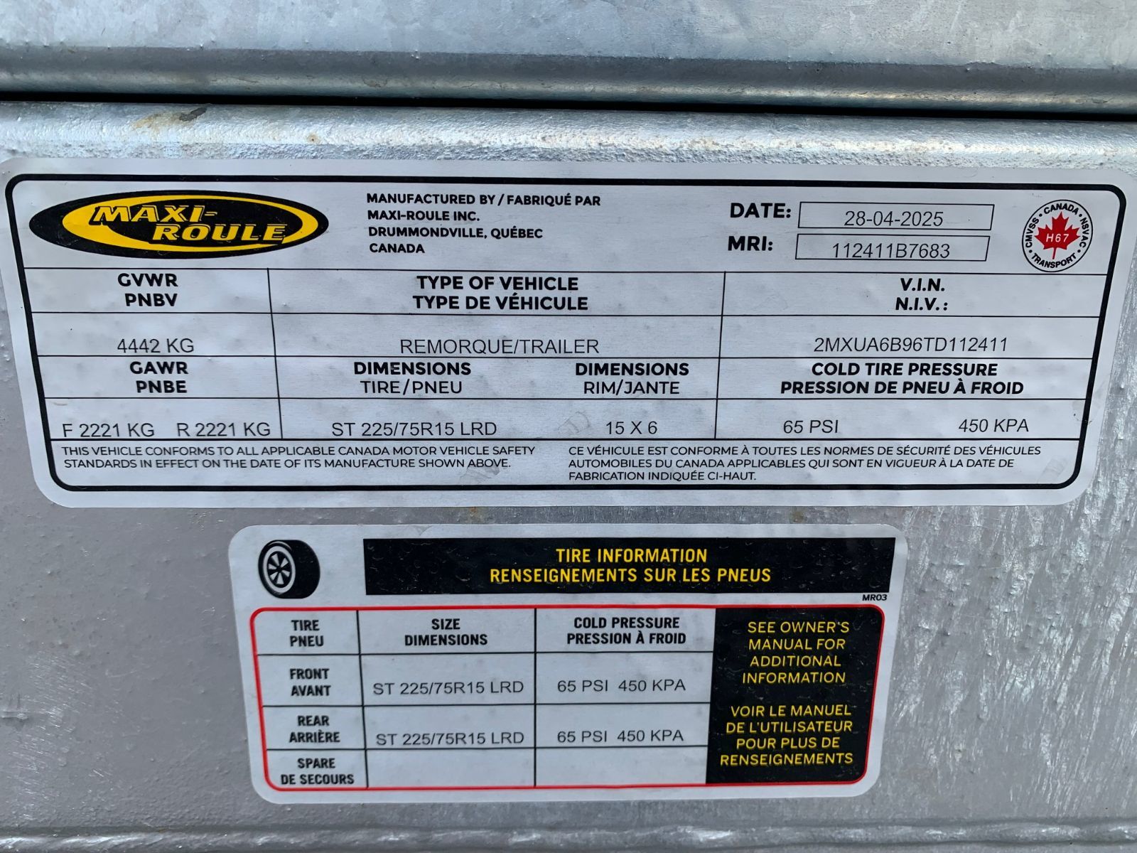 MAXI ROULE DT72144-TA3  2025