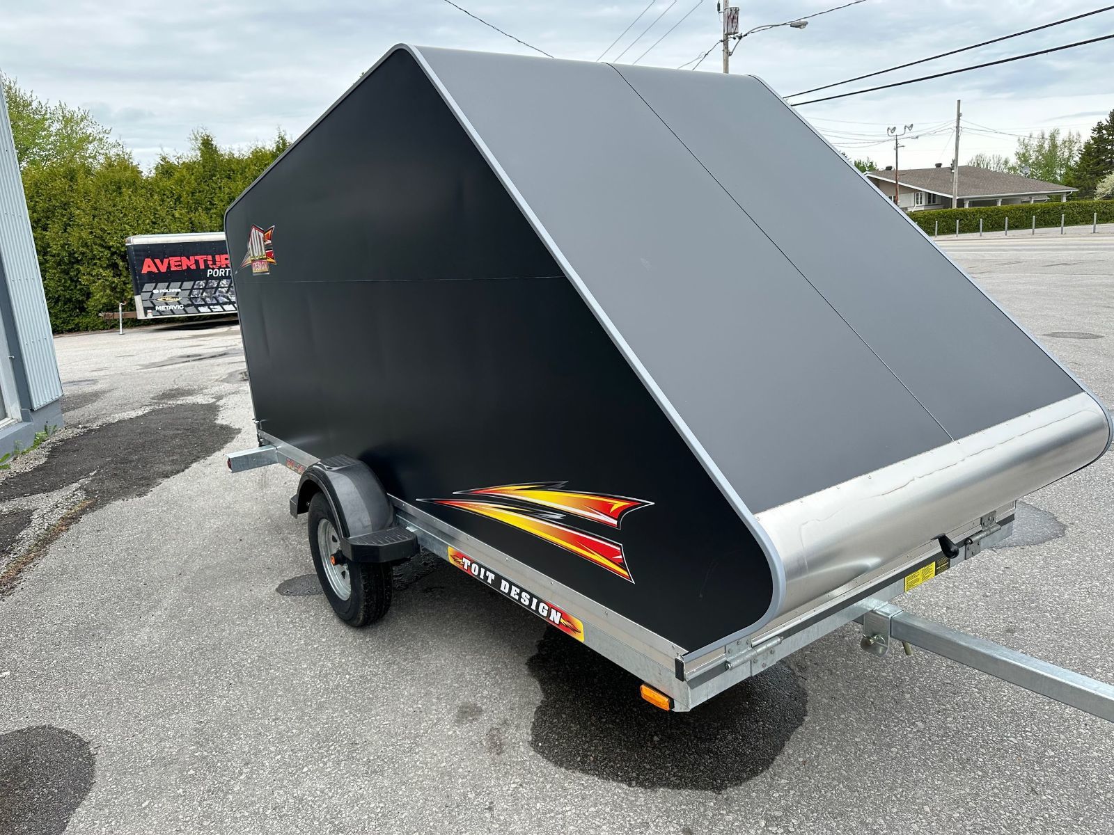2026 XPLOR REMORQUE MOTONEIGE SIMPLE Toit design 60X144