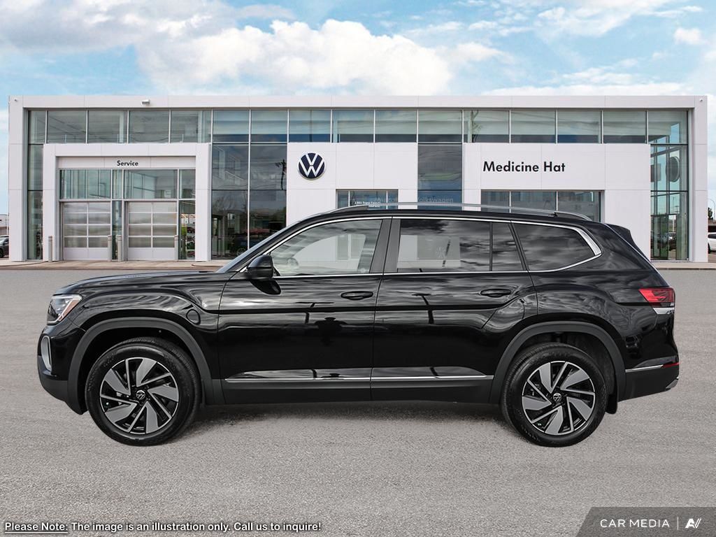 2025 Volkswagen Atlas Highline 4Motion - Black on Black!