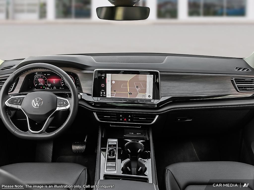 2025 Volkswagen Atlas Highline Black wheels. AWD grip. Room for the whole crew!