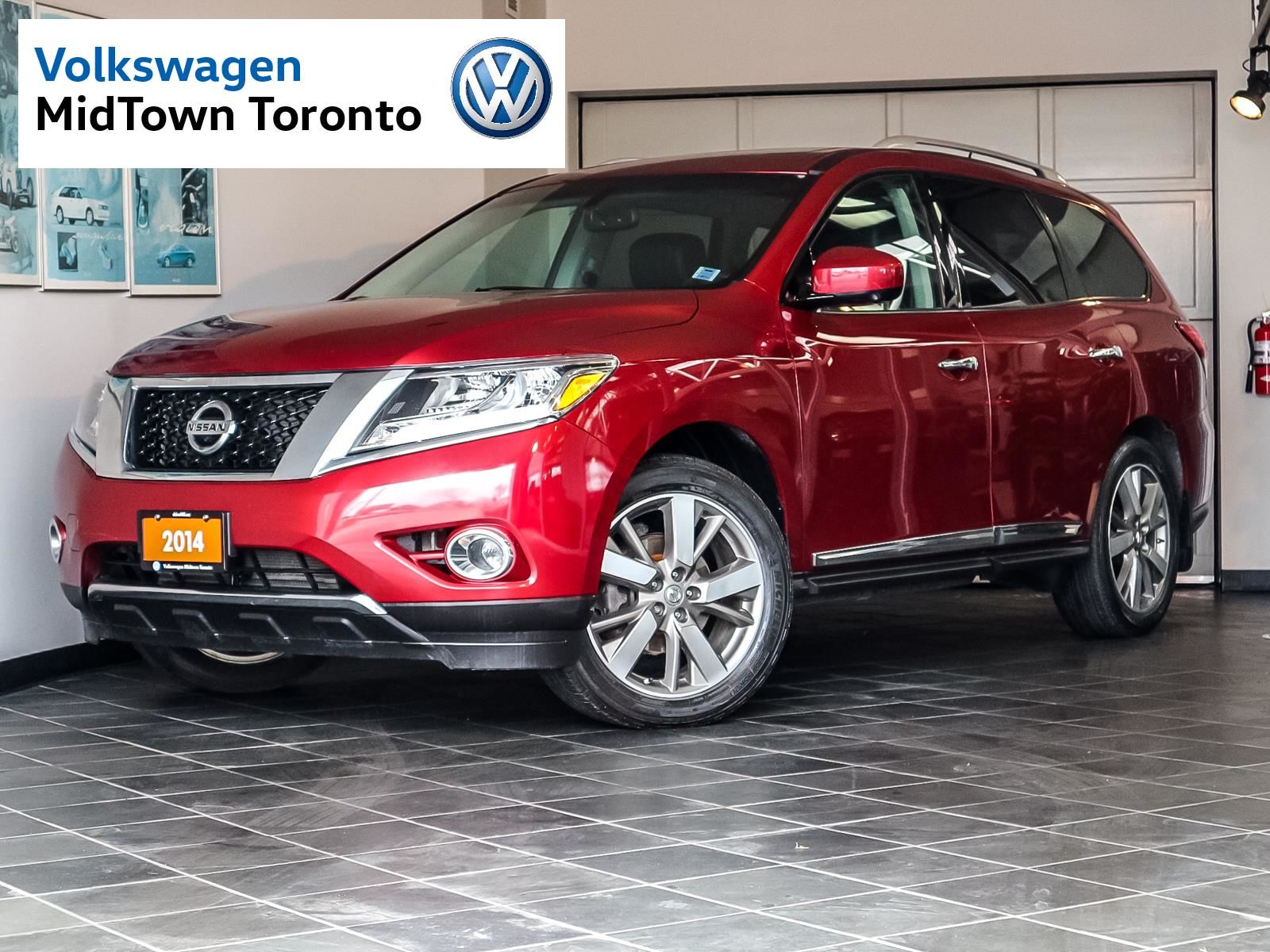 Used 2014 Nissan Pathfinder Platinum V6 4x4 Red 72,675 KM ...