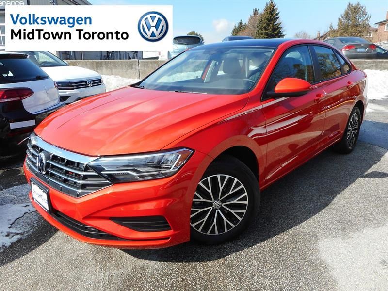 New 2019 Volkswagen Jetta Highline 1.4T 8sp w/Tip Habanero Orange Met