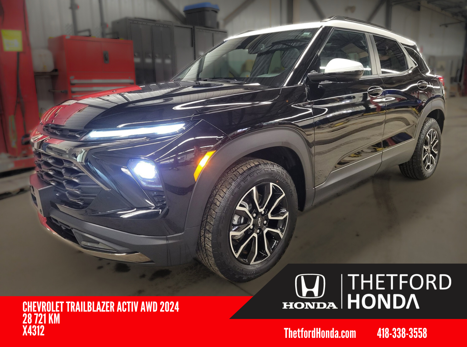 2024 Chevrolet Trailblazer ACTIV AWD ** CUIR ** TOIT OUVRANT PANORAMIQUE ** SIEGES + VOLANT CHAUFFANT ** HAYON ELECTRIQUE