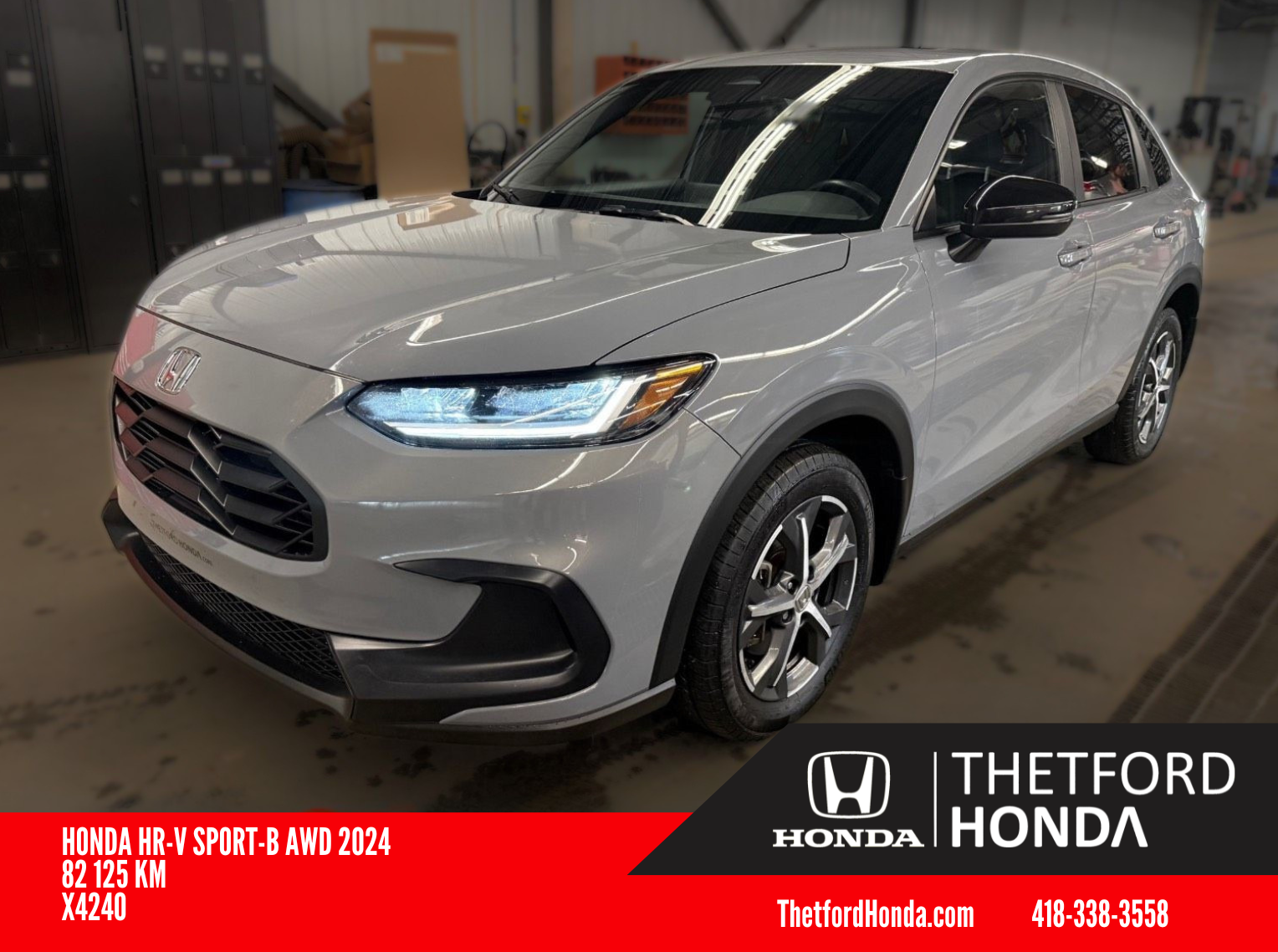 2024 Honda HR-V Sport-B  AWD **TOIT OUVRANT** VOLANT CHAUFFANT** JAMAIS ACCIDENTÉ