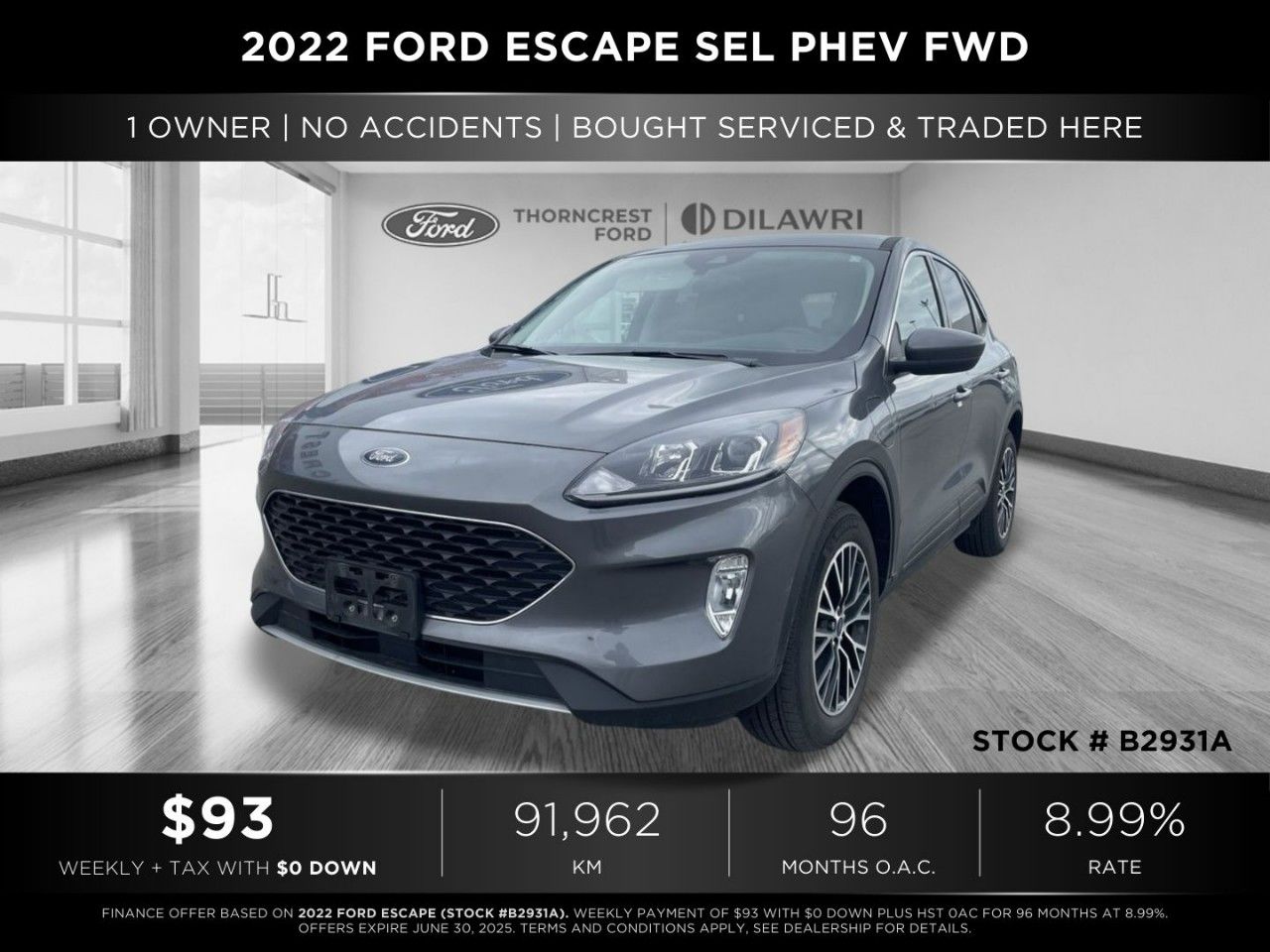 2022 Ford Escape in Toronto, Ontario