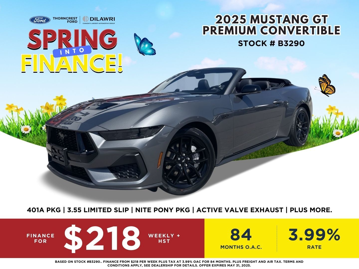 2025 Ford Mustang convertible in Toronto, Ontario