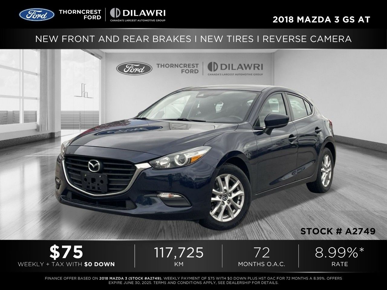 Mazda 3  2018 à Toronto, Ontario