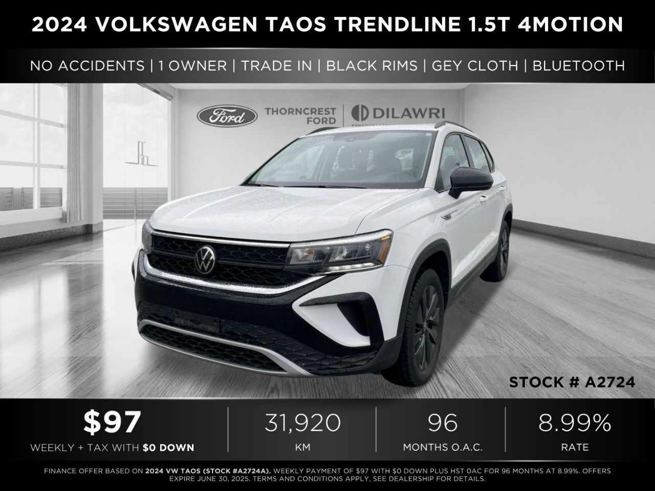 2024 Volkswagen Taos in Toronto, Ontario