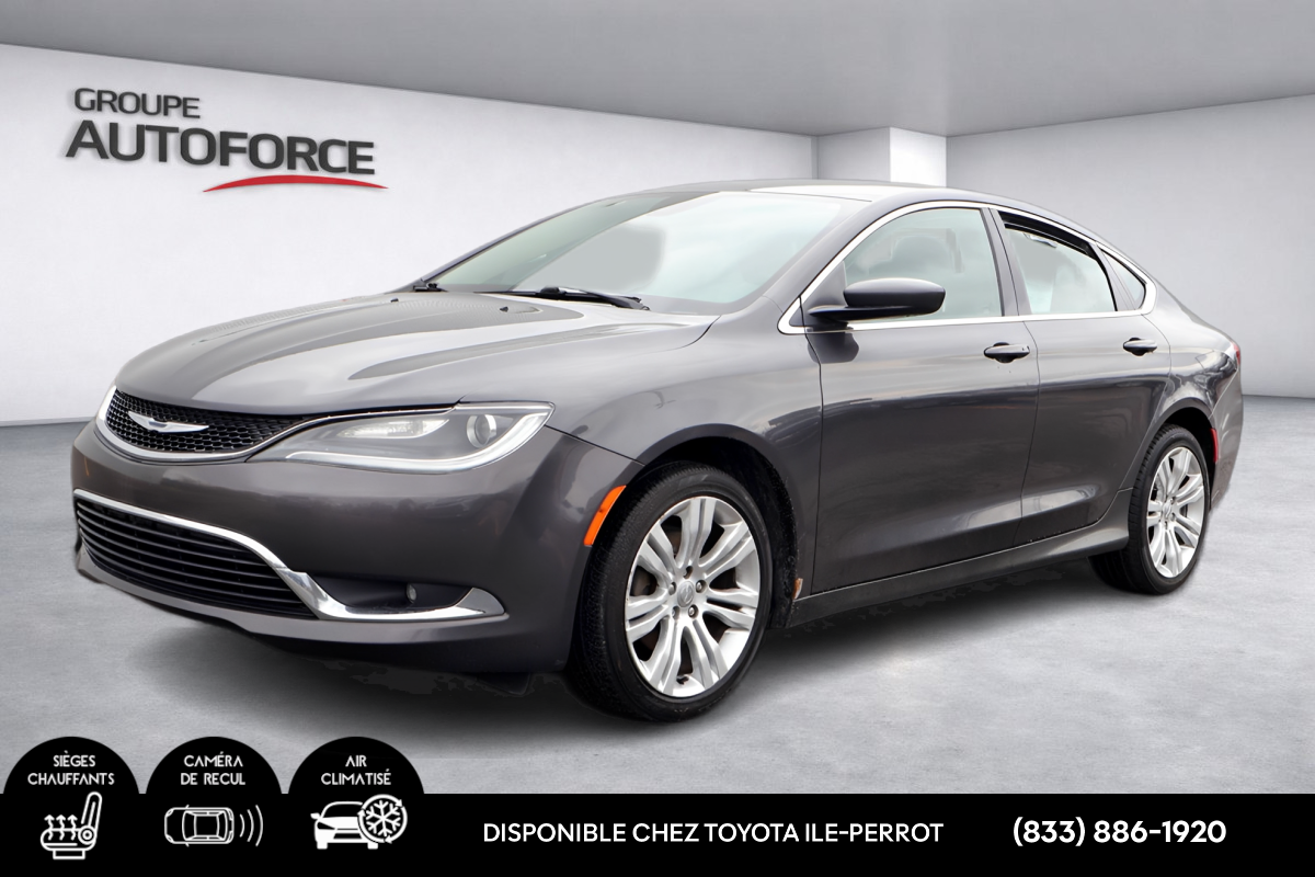 2015 Chrysler 200 LIMITED, A/C, CAM RECUL, BLUETOOTH