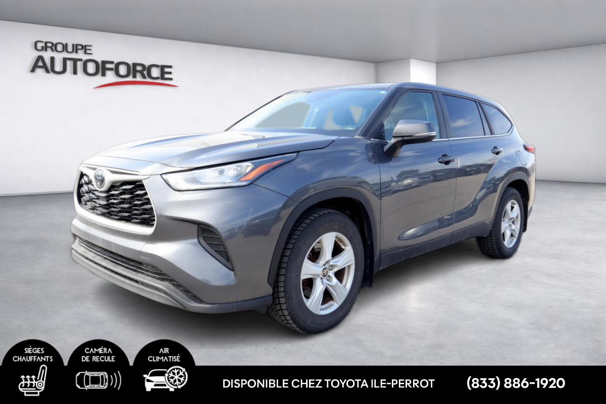 2023 Toyota Highlander LE, AWD, A/C, PUSHSTART, CAM RECUL, BLUETOOTH