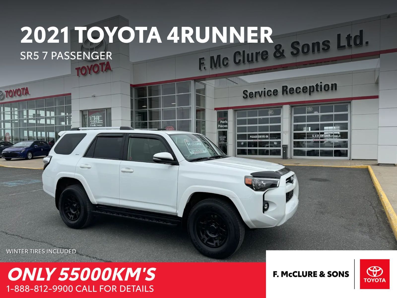 McClure Toyota in Grand Falls | 2021 Toyota 4Runner SR5 #17119