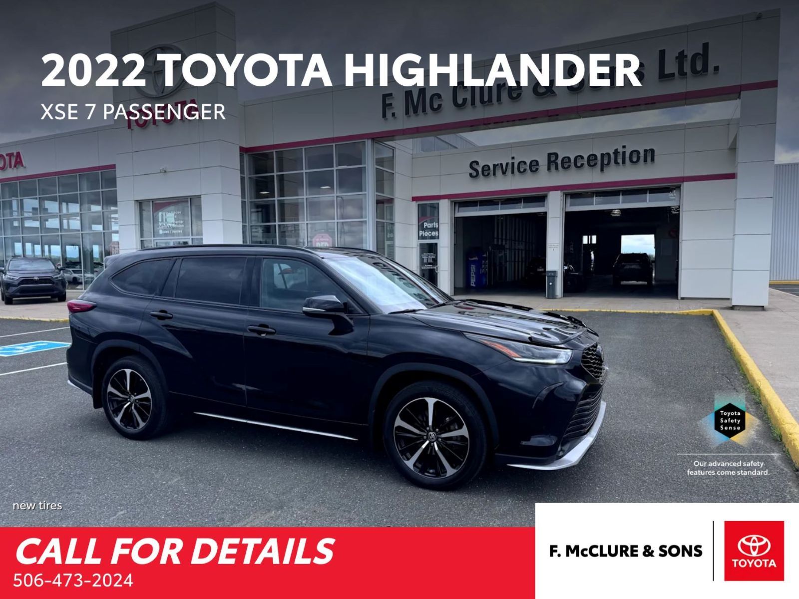 McClure Toyota in Grand Falls | 2022 Toyota Highlander XSE #17202