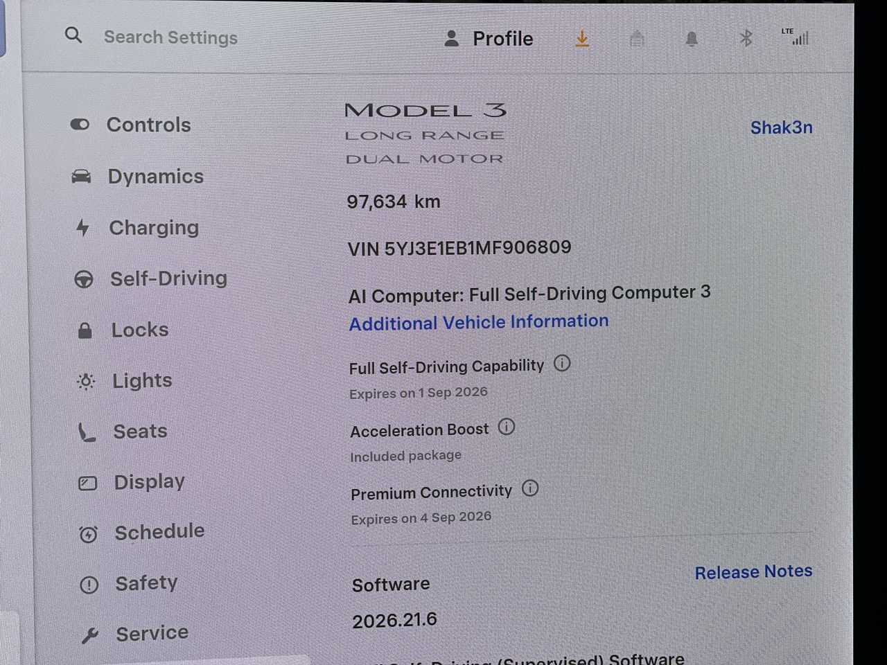 2021 Tesla Model 3