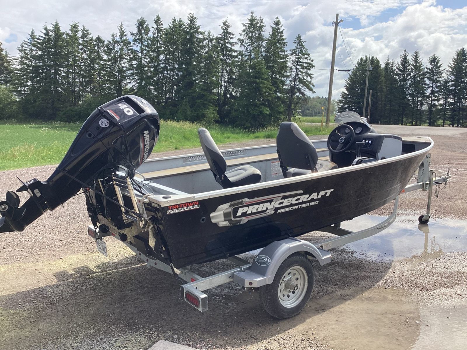 2022 Princecraft RESORTER 160 BT MERC 40 HP
