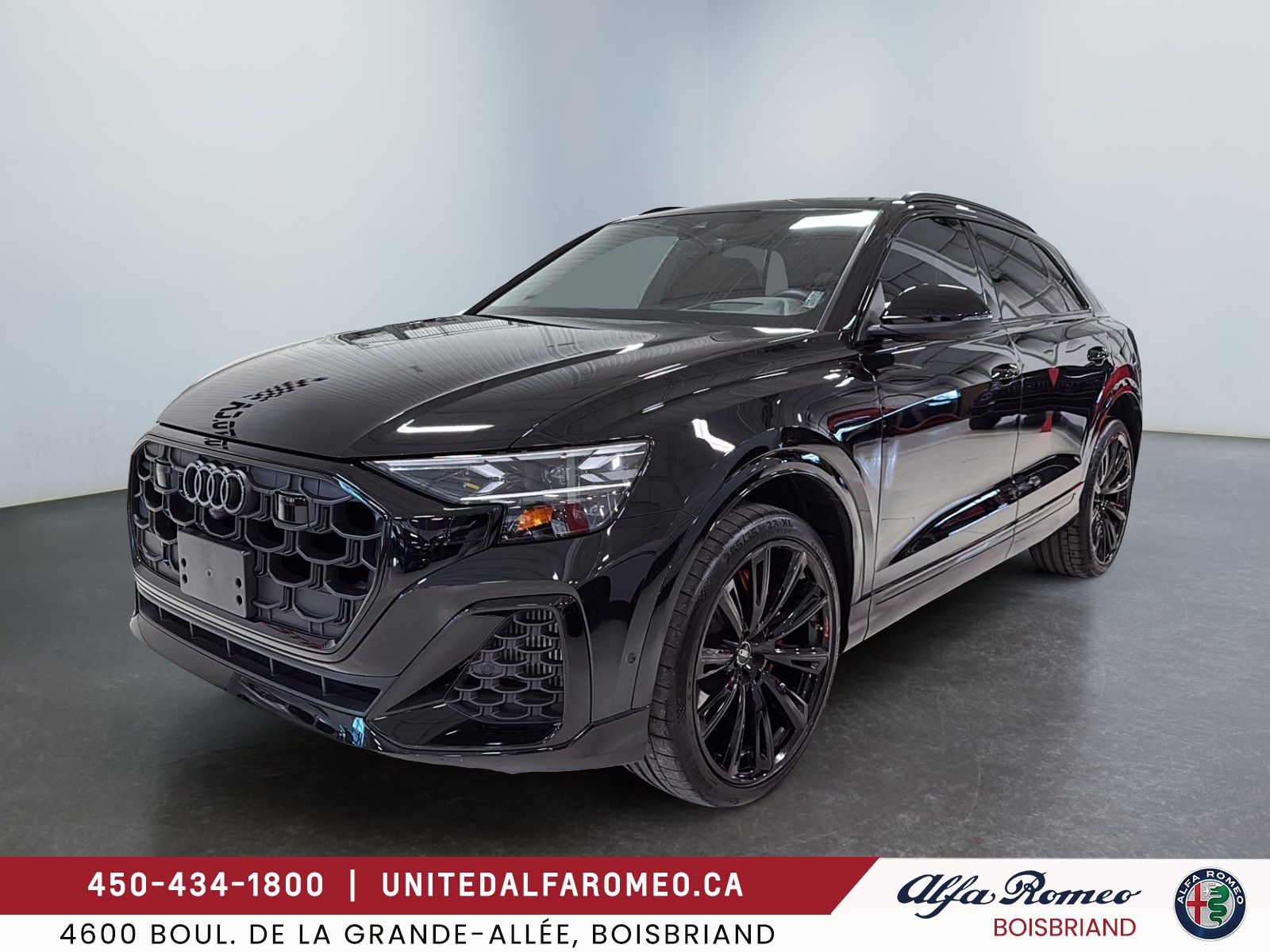 2025 Audi SQ8 SQ8,PNEUS 23P,SPORT EXAUST,INT ROUGE FULL