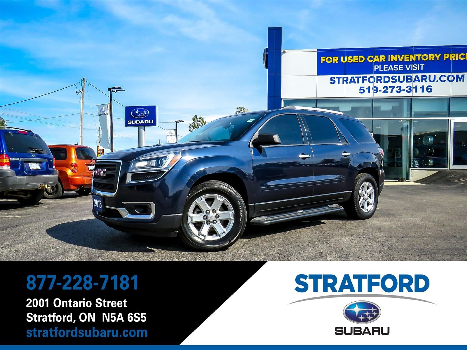 Stratford Subaru Used 2015 Make Acadia Sle