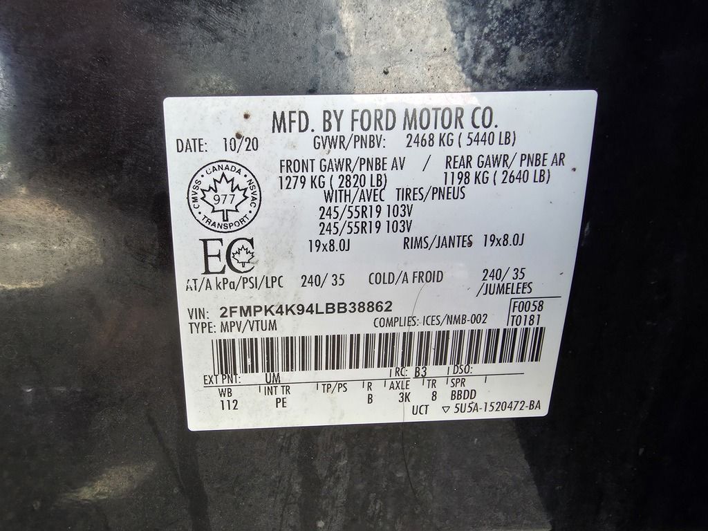 2020 Ford Edge TITANIUM
