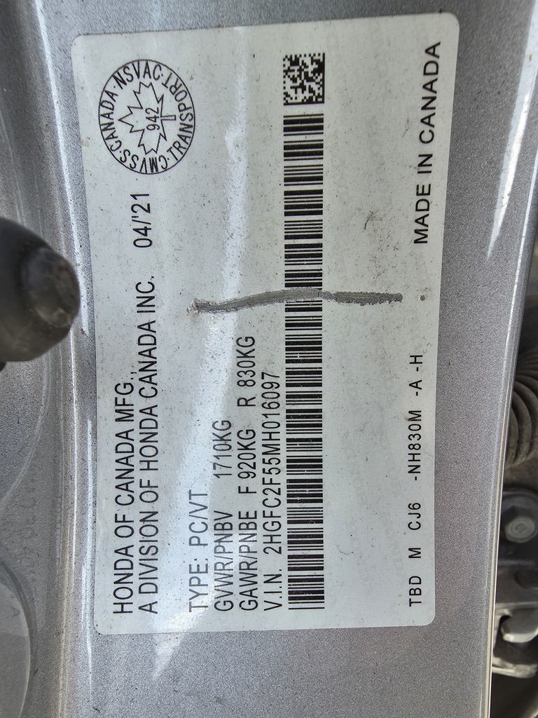2021 Honda Civic Sedan LX