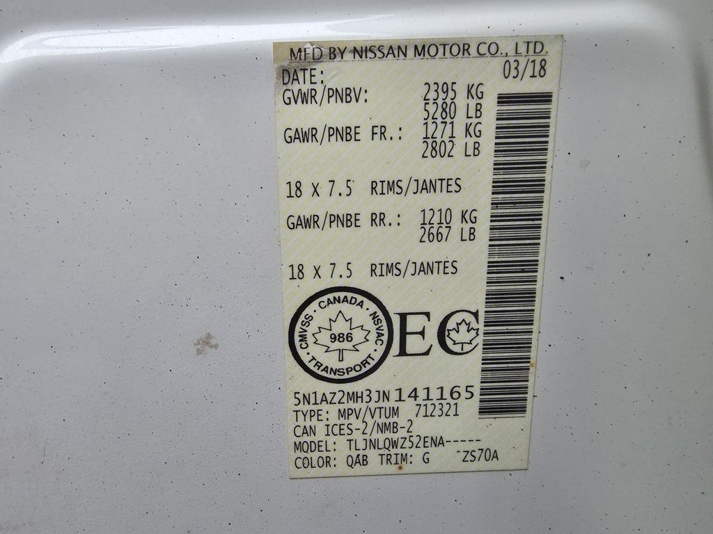 2018 Nissan Murano SV