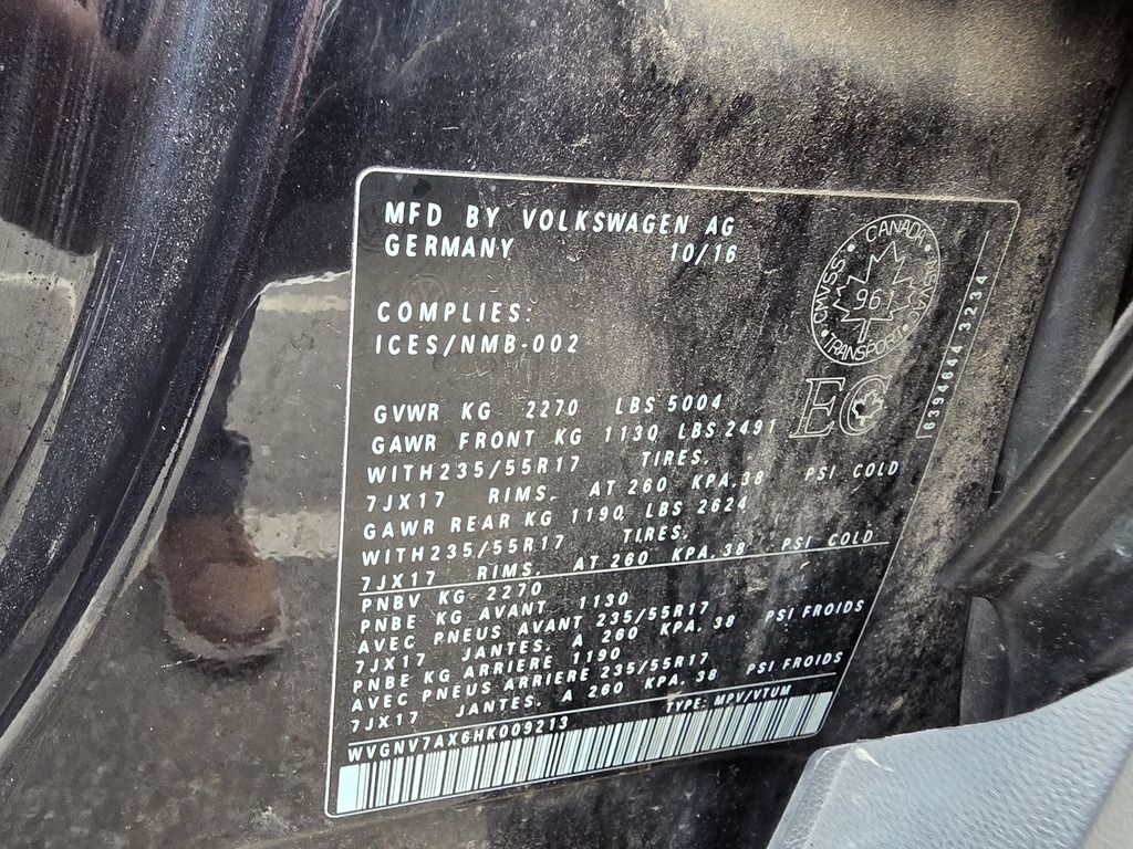 2017 Volkswagen Tiguan WOLFSBURG EDITION