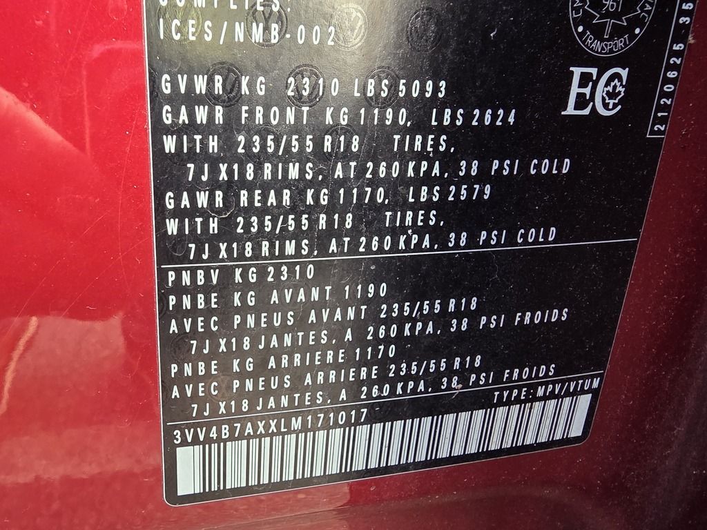 2020 Volkswagen Tiguan HIGHLINE