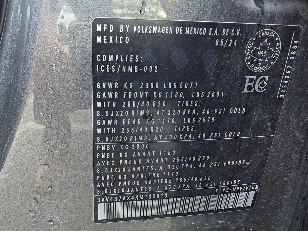 2024 Volkswagen Tiguan HIGHLINE R-LINE