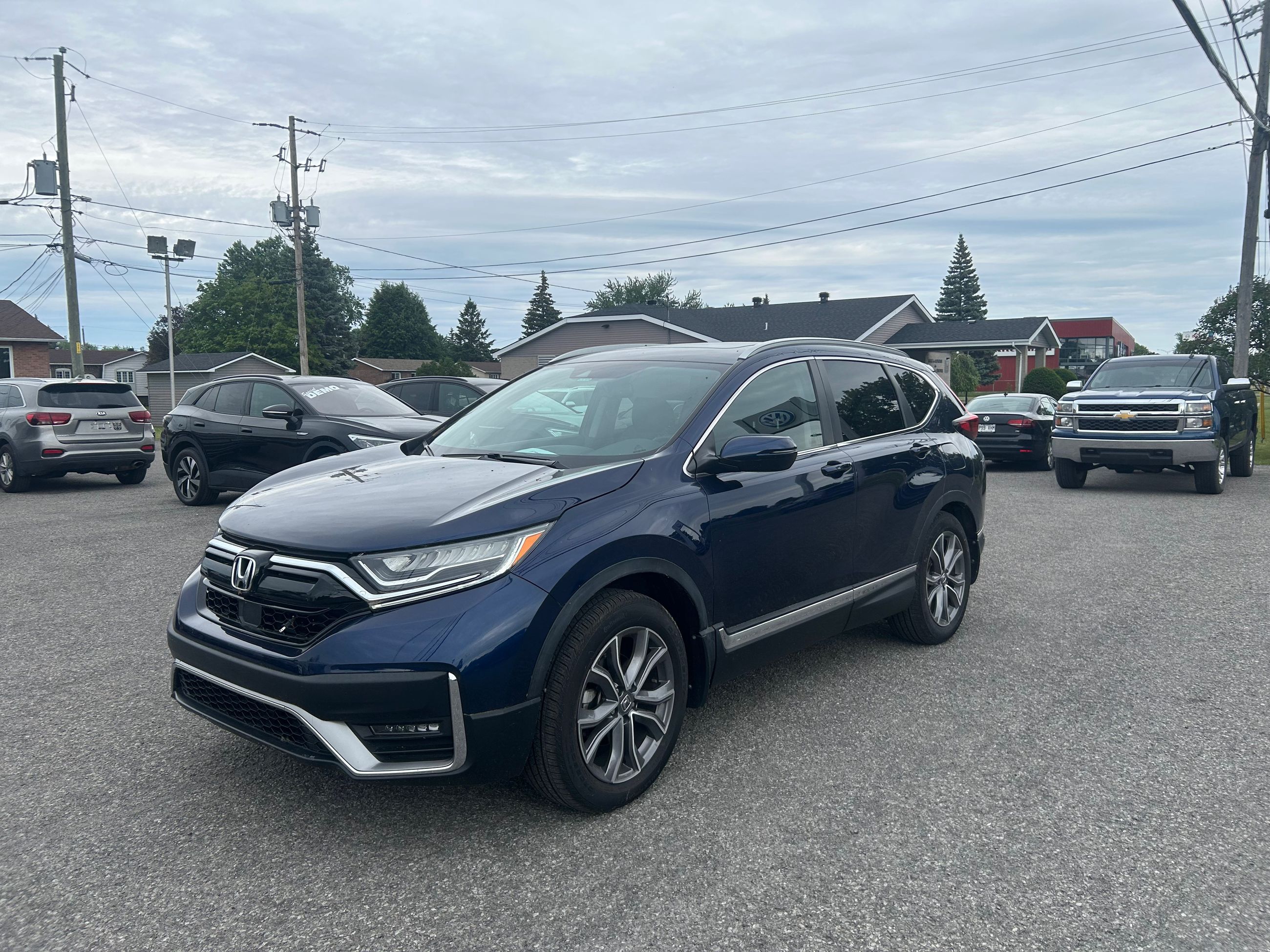 2021 Honda CR-V Touring+cuir+toit+navigation+apple connect *ACCIDENT FREE*