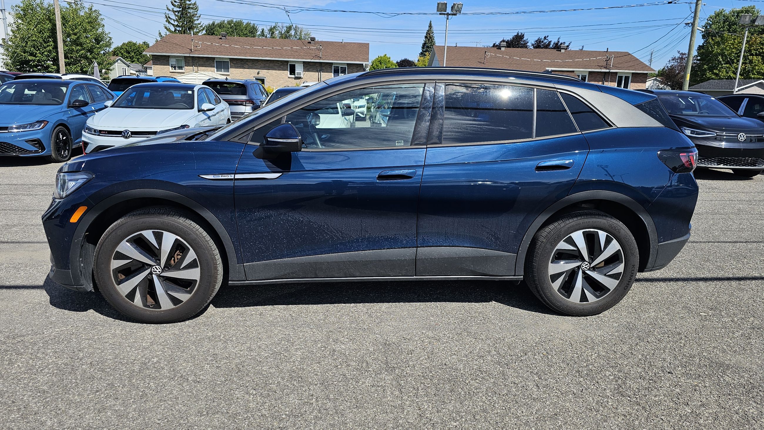 2023 Volkswagen ID.4 Pro S AWD+STATEMENT+CUIR +TOIT+NAV No accidents, AWD, Heat Pump