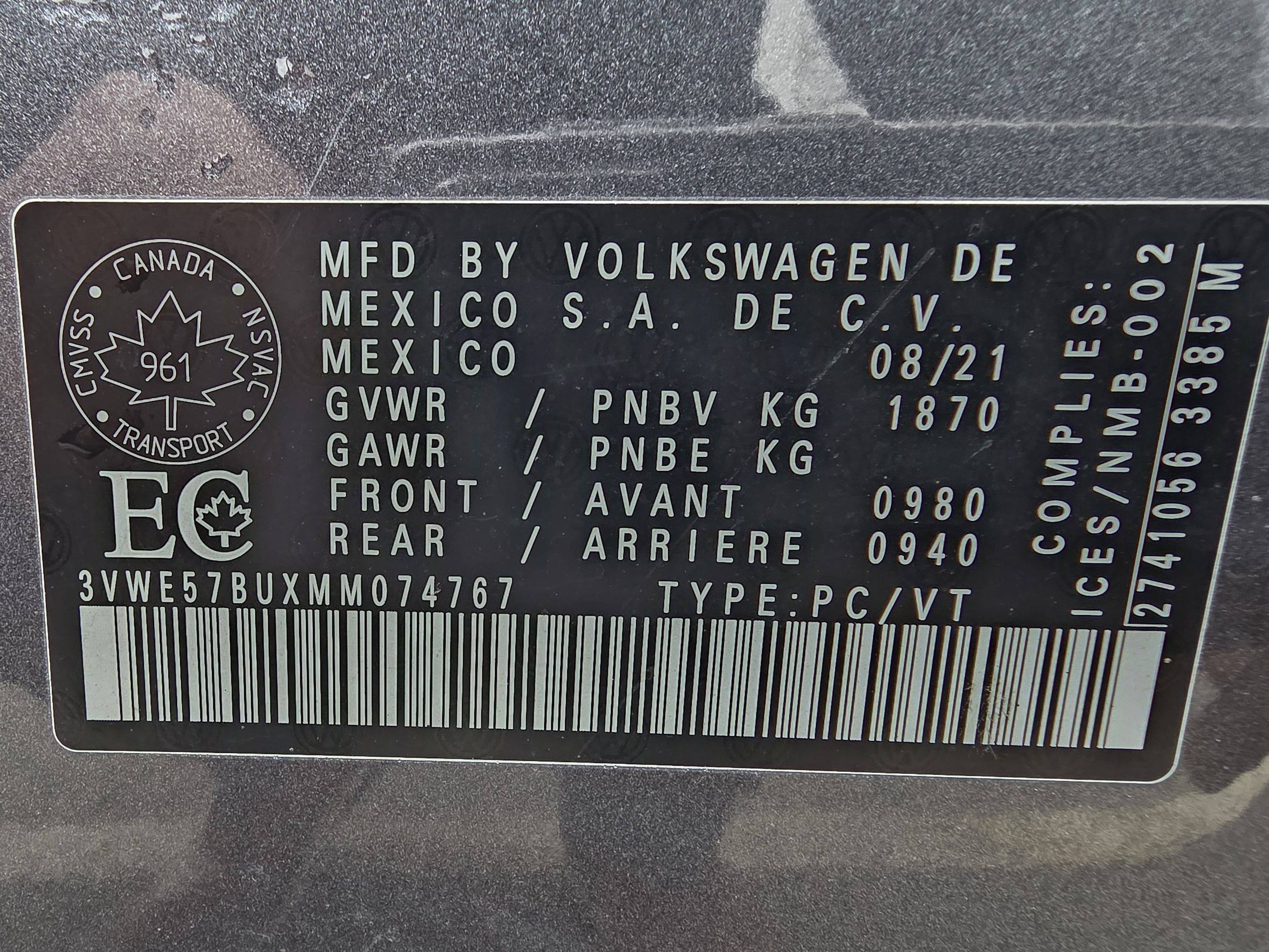 2021 Volkswagen Jetta HIGHLINE