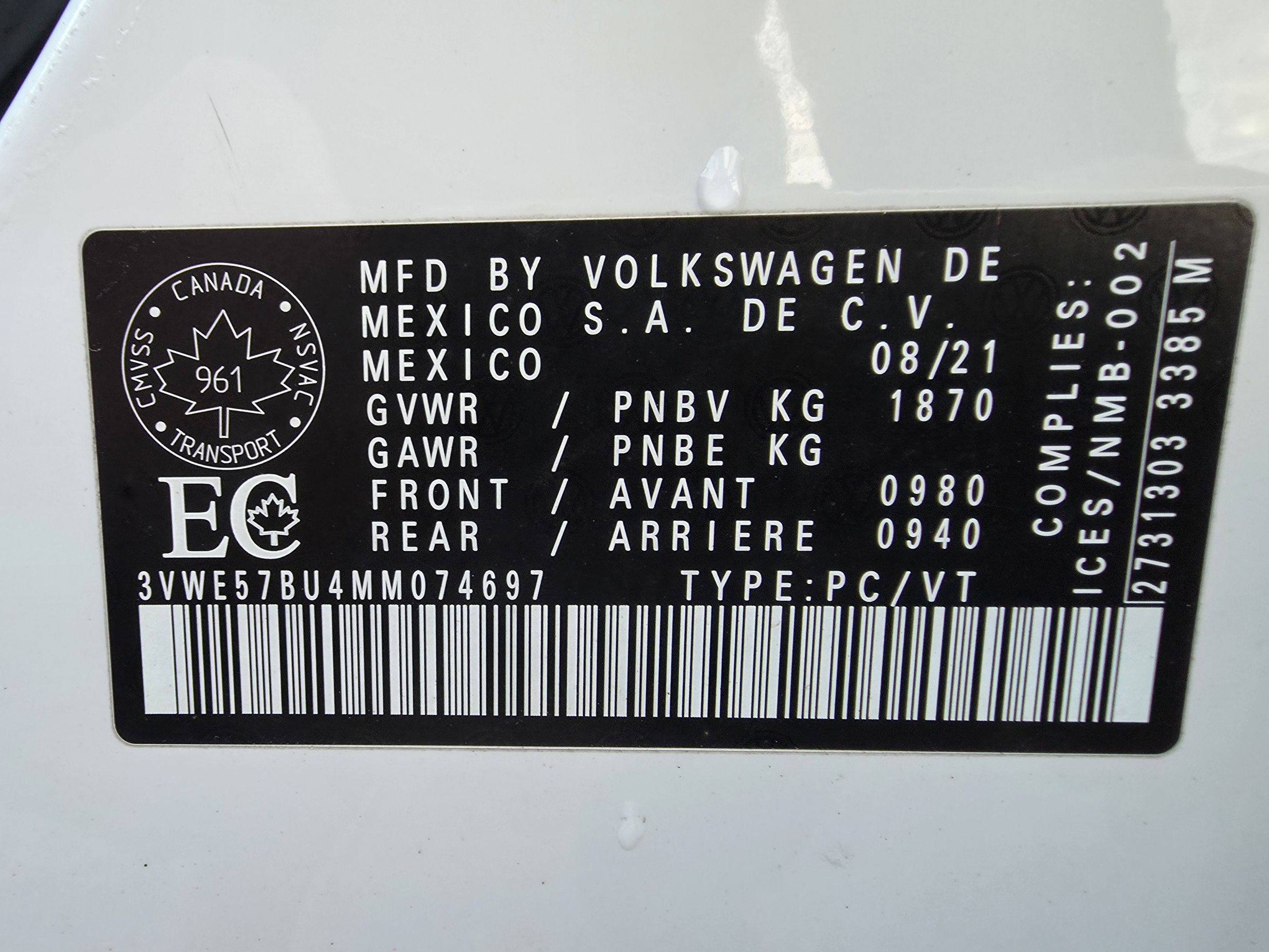 2021 Volkswagen Jetta HIGHLINE