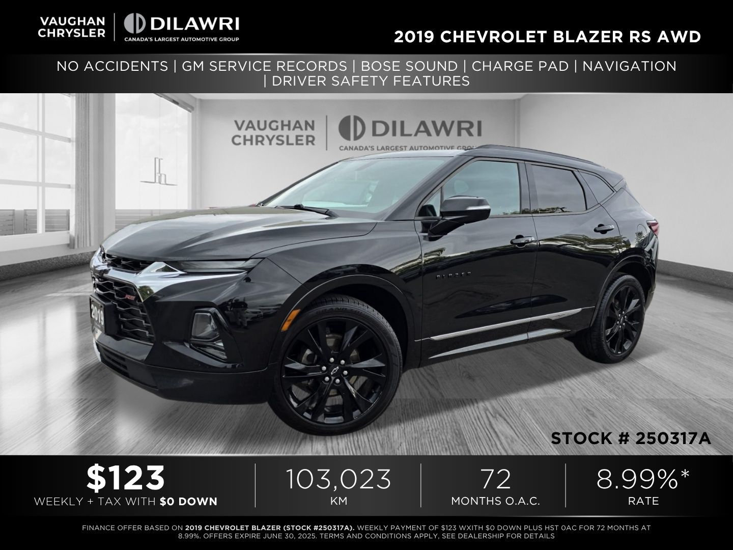 Chevrolet Blazer  2019 à Woodbridge, Ontario