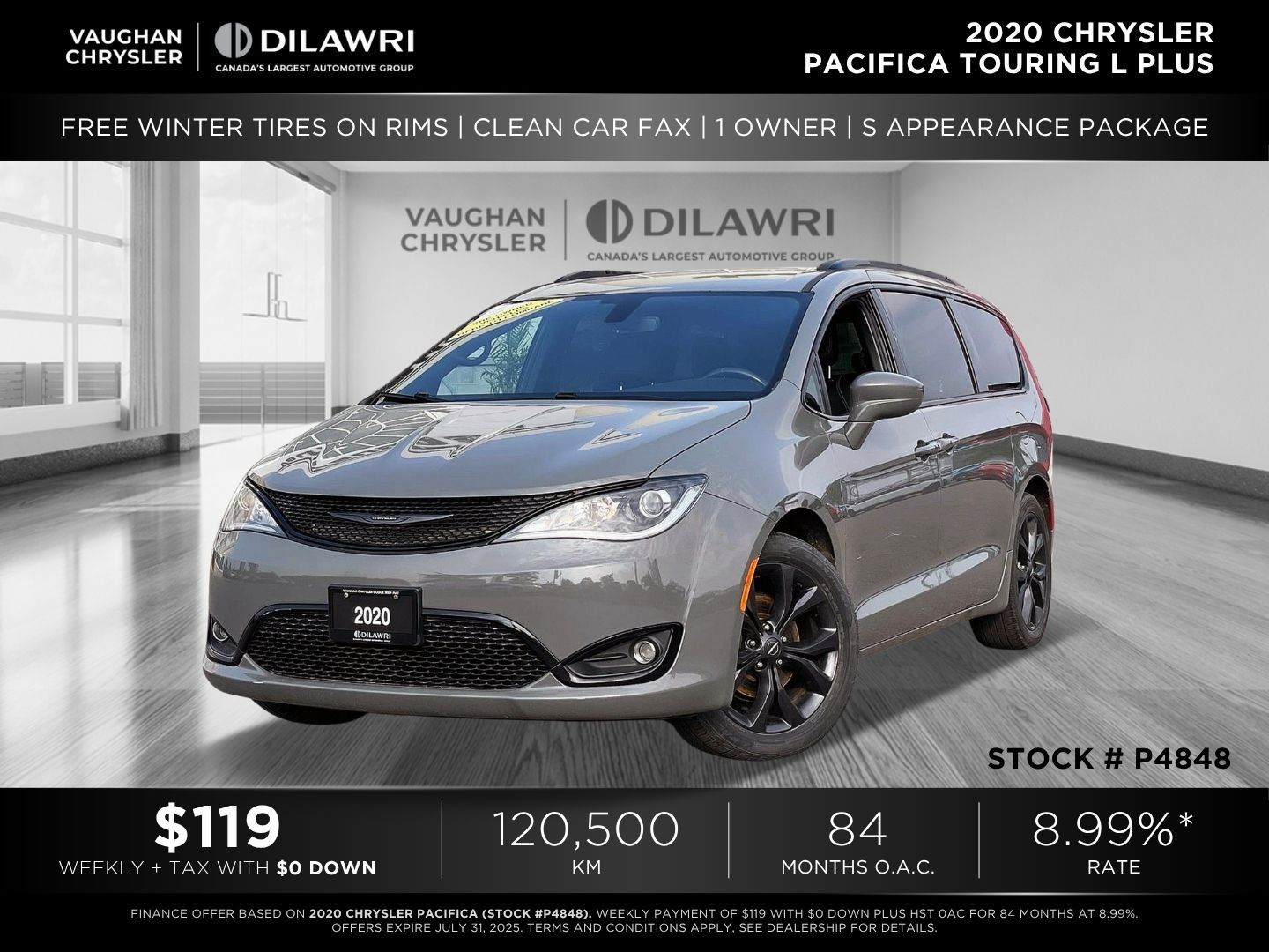 Chrysler Pacifica  2020 à Woodbridge, Ontario