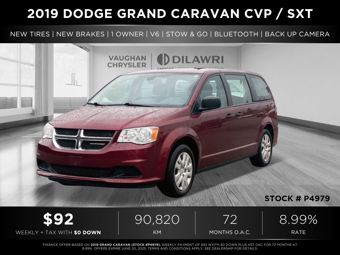 2019 Dodge Grand Caravan in Woodbridge, Ontario