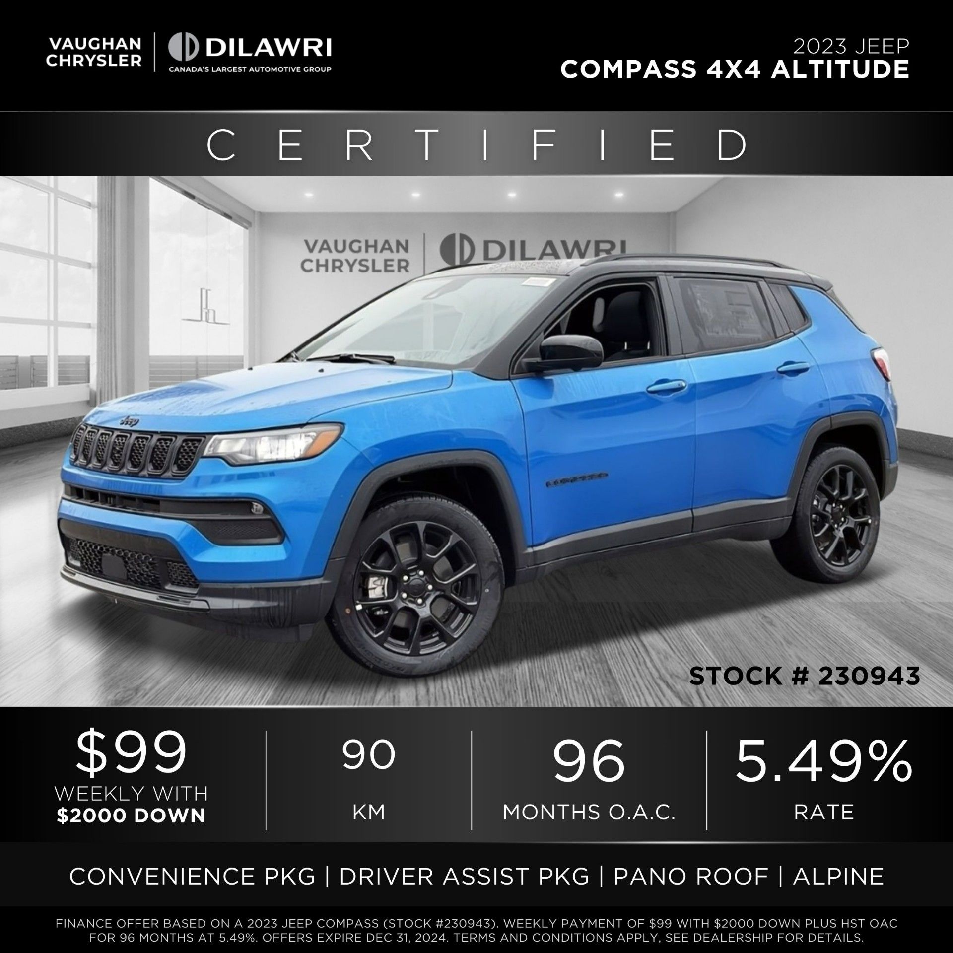 2023 Jeep Compass in Woodbridge, Ontario