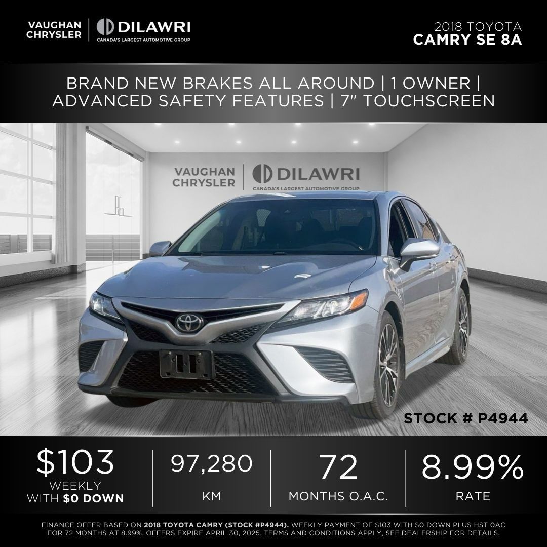 Toyota Camry  2018 à Woodbridge, Ontario