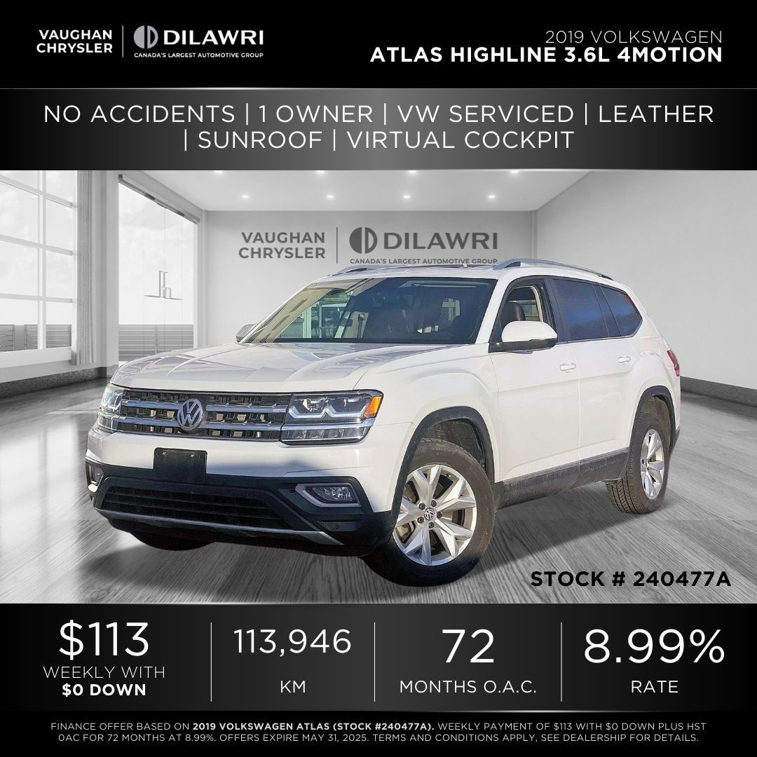 Volkswagen Atlas  2019 à Woodbridge, Ontario