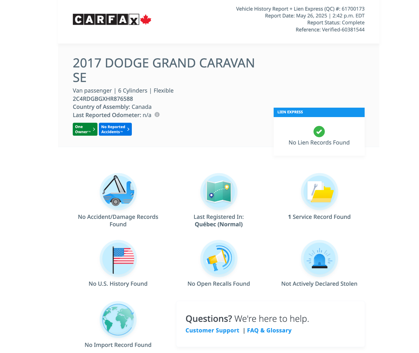 Dodge Grand Caravan Canada Value Package 2017-4