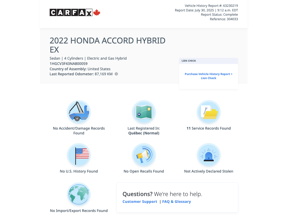 Honda Accord Hybrid EX 2022-5