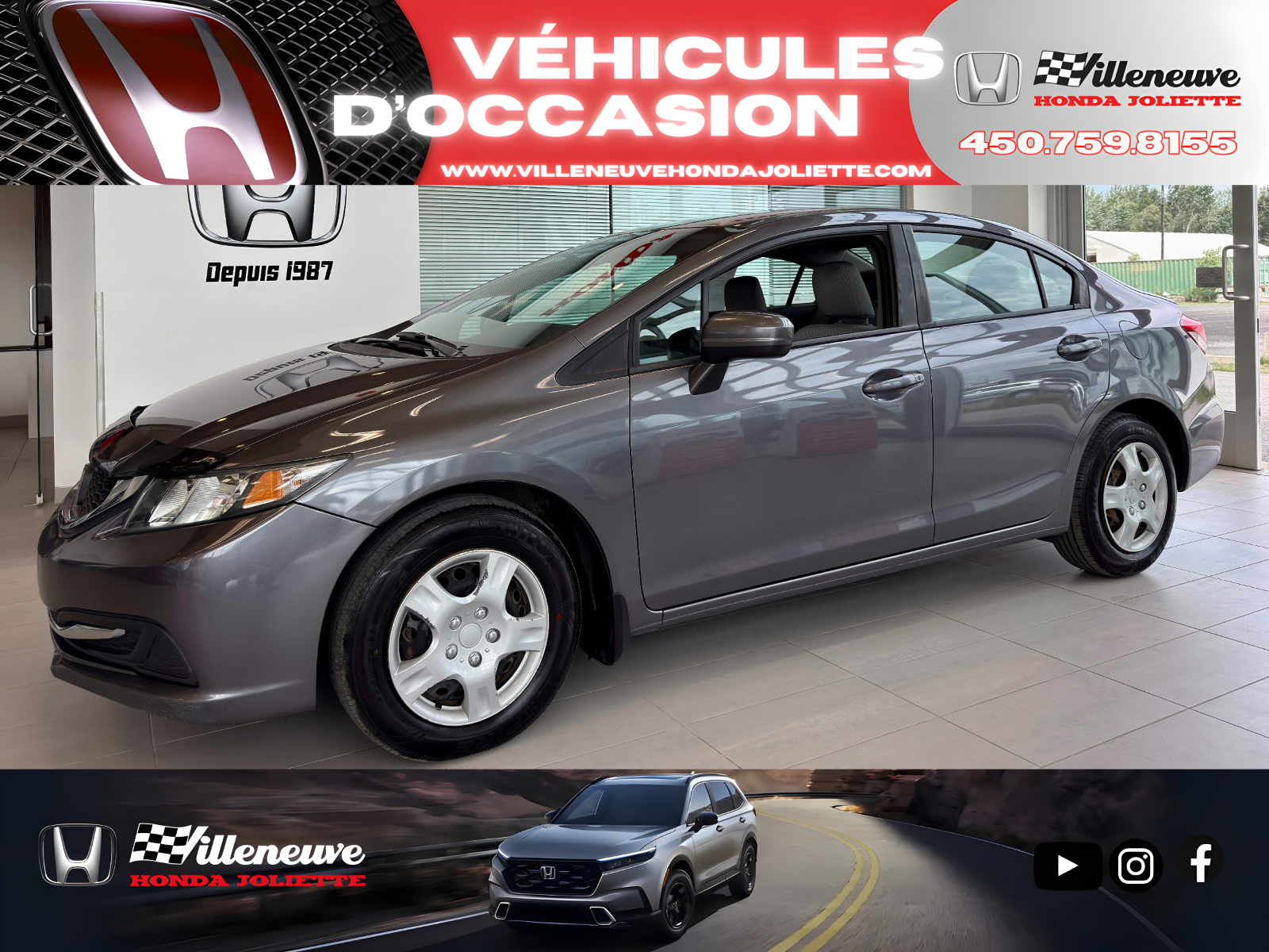 Honda Civic Sedan LX 2014-0