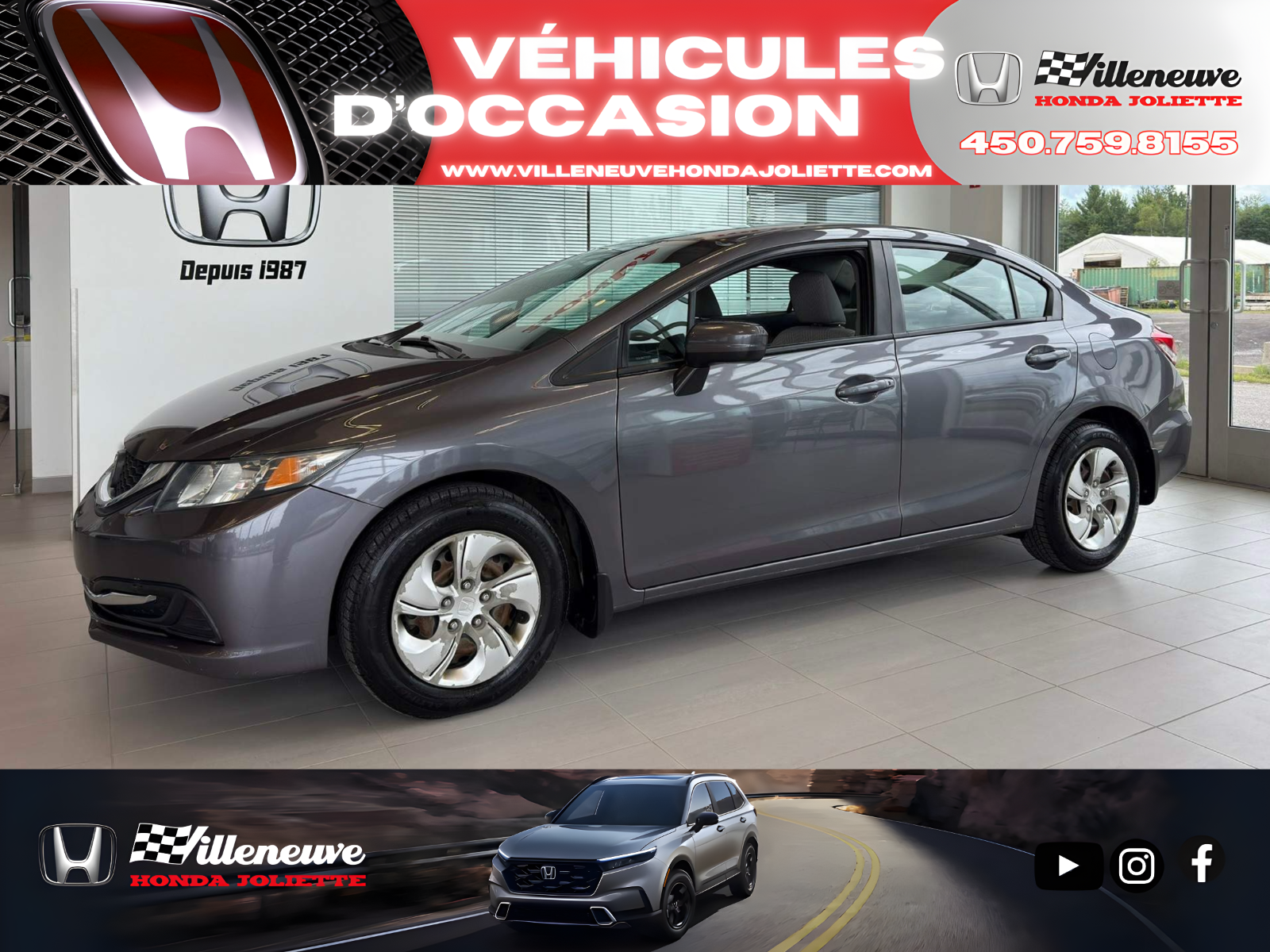 Honda Civic Sedan LX 2015-0