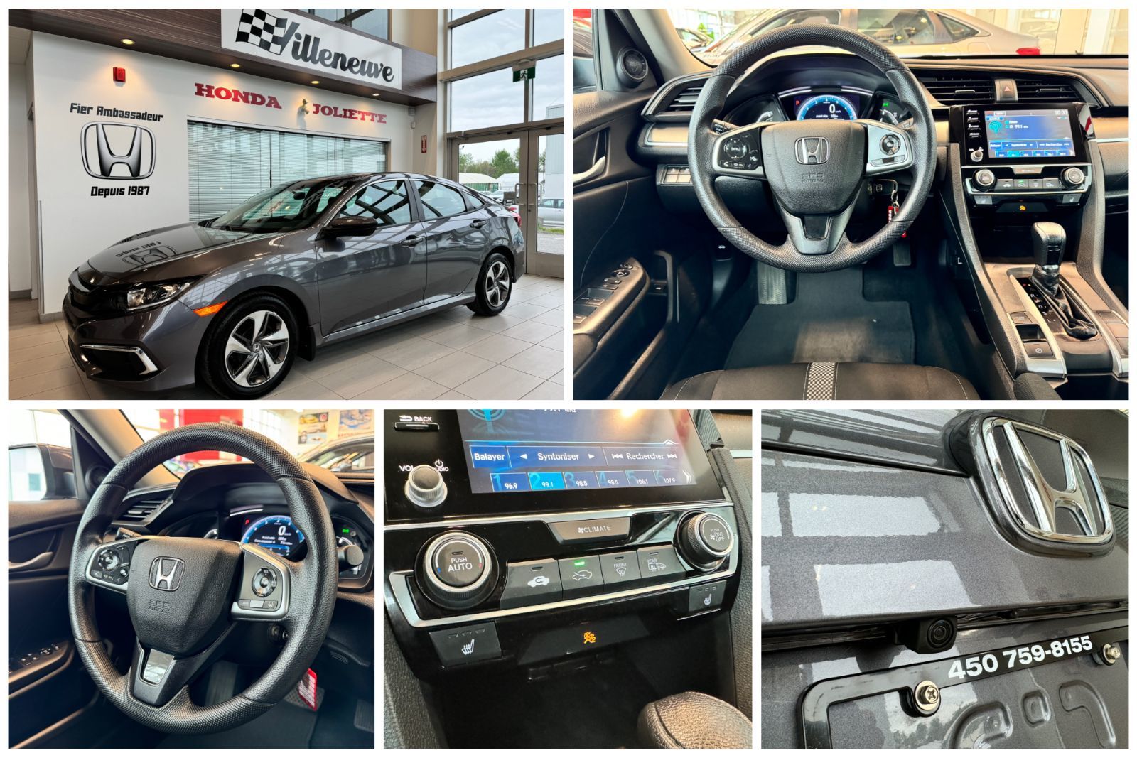 Honda Civic Sedan LX 2019-17